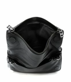 ZADIG & VOLTAIRE Sac Rock Savage Cuir Noir -jerome dreyfuss shop unnamed file 1466
