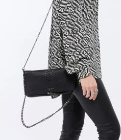 ZADIG & VOLTAIRE Sac Rock Savage Cuir Noir -jerome dreyfuss shop unnamed file 1468