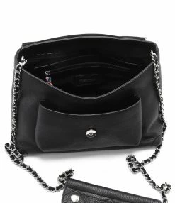 JEROME DREYFUSS Sac Lulu M Cuir Noir Silver -jerome dreyfuss shop unnamed file 1479