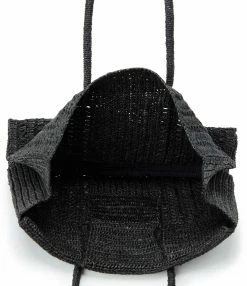 MAISON N.H Sac Dahlia Grand Raphia Noir -jerome dreyfuss shop unnamed file 148