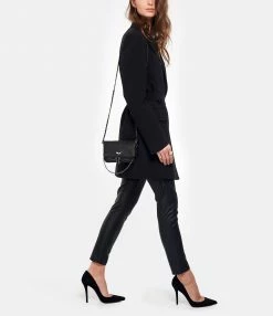 ZADIG & VOLTAIRE Sac Rock Nano Savage Cuir Noir -jerome dreyfuss shop unnamed file 1502