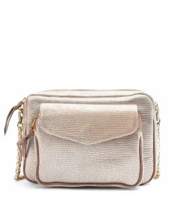 CLARIS VIROT Sac Big Charly Cuir Platine