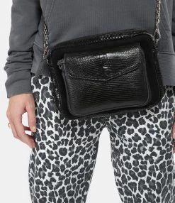 CLARIS VIROT Sac Big Charly Python, Suédé Noir 12 CLARIS VIROT Sac Big Charly Python, Suédé Noir -jerome dreyfuss shop unnamed file 1525