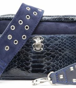 CLARIS VIROT Sac Lily Python Navy 8 CLARIS VIROT Sac Lily Python Navy -jerome dreyfuss shop unnamed file 1537