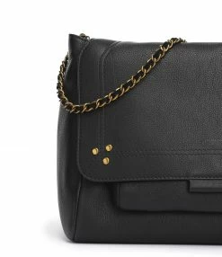 JEROME DREYFUSS Sac Lulu L Cuir Grainé Noir Brass -jerome dreyfuss shop unnamed file 1546