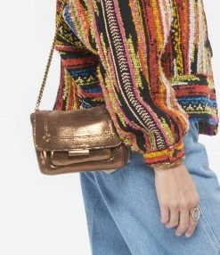 JEROME DREYFUSS Sac Lulu S Cuir Lamé Bronze -jerome dreyfuss shop unnamed file 1561