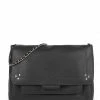 JEROME DREYFUSS Sac Lulu L Cuir Noir Silver