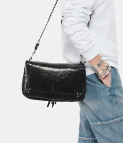 JEROME DREYFUSS Sac Bobi L Cuir Lamé Noir 10 JEROME DREYFUSS Sac Bobi L Cuir Lamé Noir -jerome dreyfuss shop unnamed file 1621