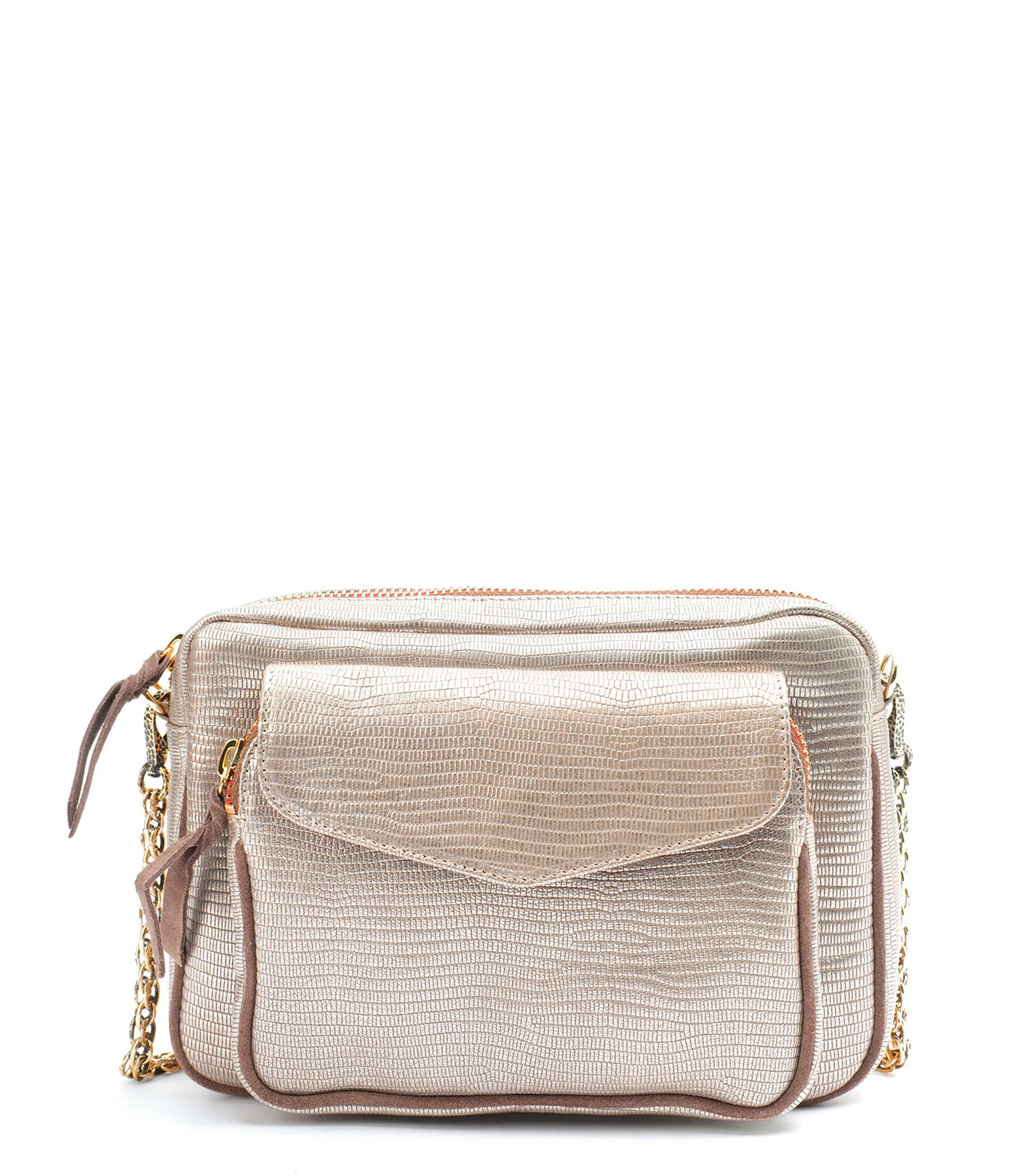 CLARIS VIROT Sac Charly Cuir Platine 3 CLARIS VIROT Sac Charly Cuir Platine