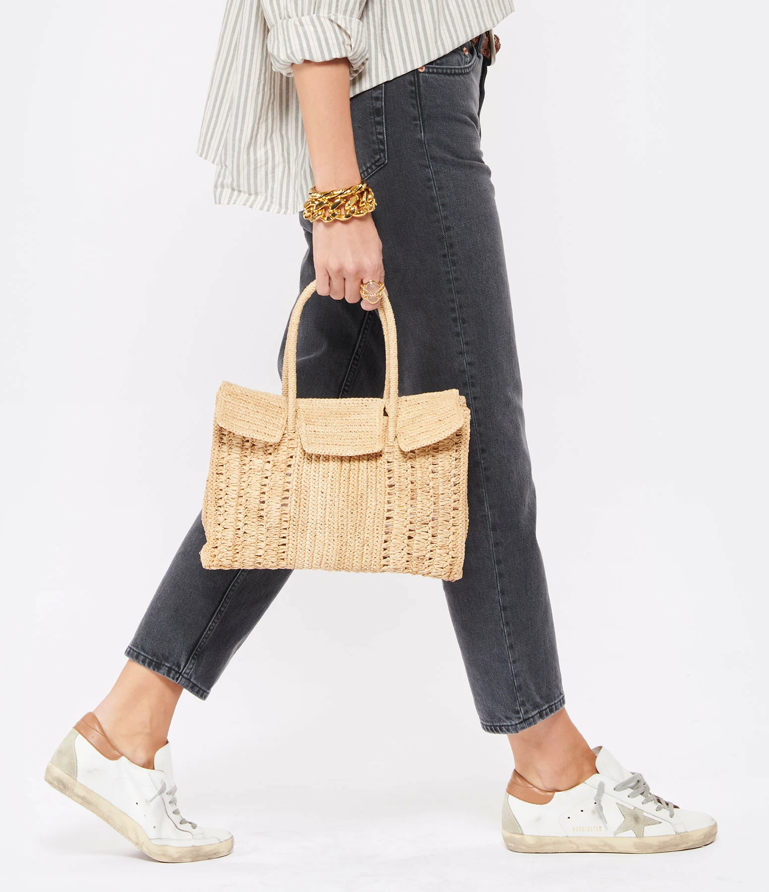 MAISON N.H Sac Dahlia Mini Raphia Naturel 7 MAISON N.H Sac Dahlia Mini Raphia Naturel – Image 5