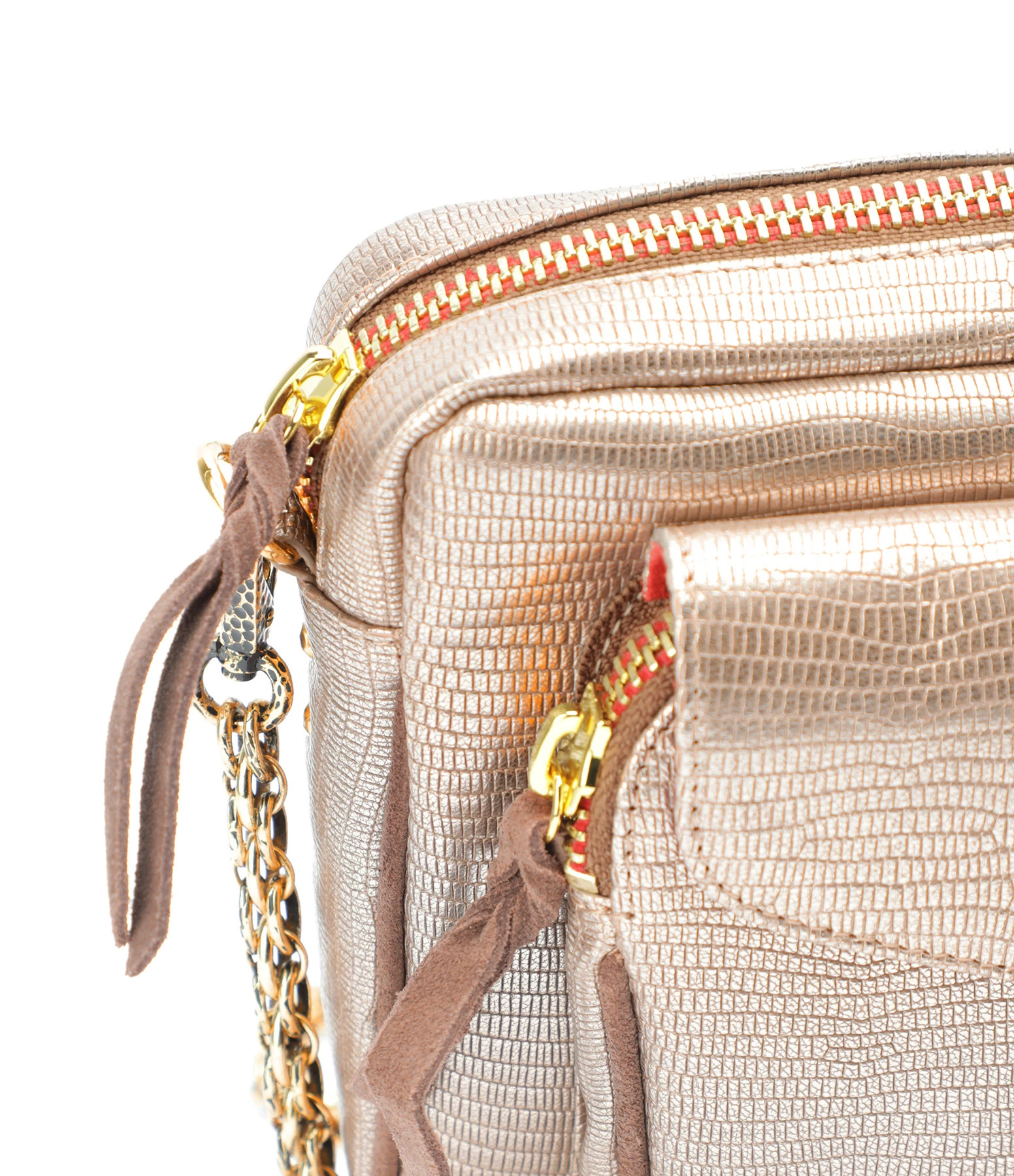 CLARIS VIROT Sac Charly Cuir Platine 6 CLARIS VIROT Sac Charly Cuir Platine – Image 4