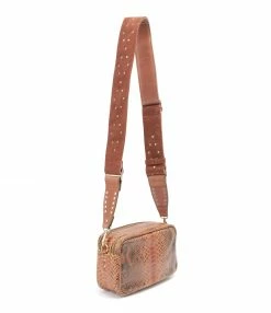 CLARIS VIROT Sac Lily Python Moka -jerome dreyfuss shop unnamed file 1653