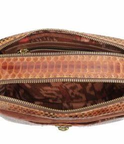 CLARIS VIROT Sac Lily Python Moka -jerome dreyfuss shop unnamed file 1655