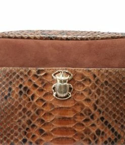 CLARIS VIROT Sac Lily Python Moka Mix -jerome dreyfuss shop unnamed file 1677