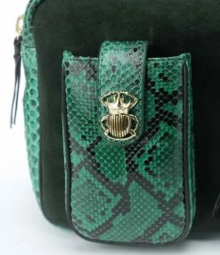 CLARIS VIROT Sac César Python Menthe 11 CLARIS VIROT Sac César Python Menthe -jerome dreyfuss shop unnamed file 1683