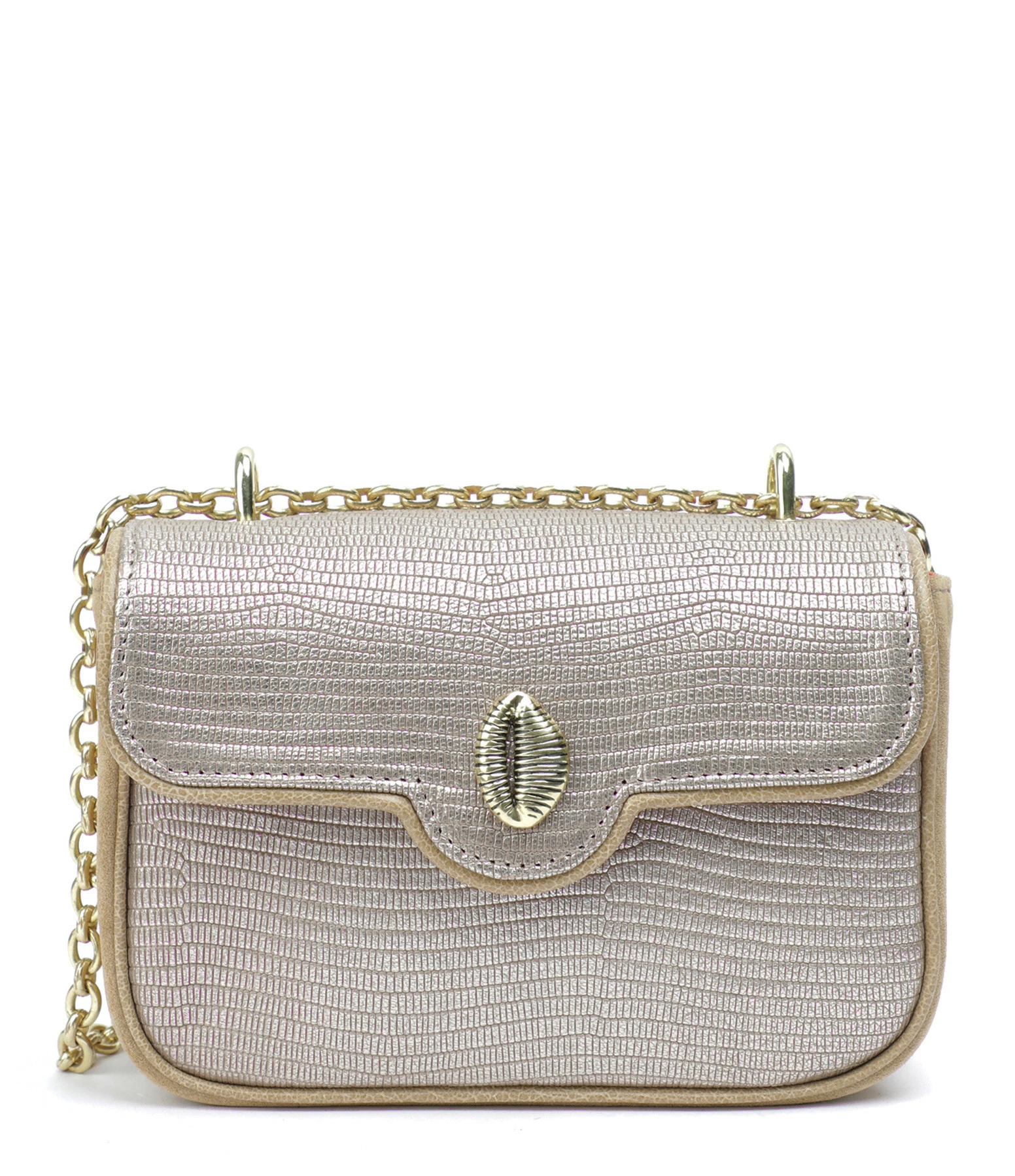 CLARIS VIROT Sac Ava Mini Cuir Platine 3 CLARIS VIROT Sac Ava Mini Cuir Platine