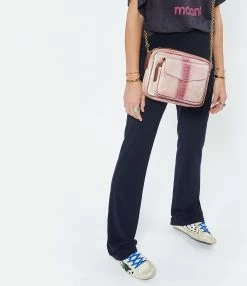 CLARIS VIROT Sac Big Charly Python Bordeaux Délavé -jerome dreyfuss shop unnamed file 1716