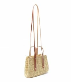 MUUN Panier Jeanne Naturel Marron -jerome dreyfuss shop unnamed file 172