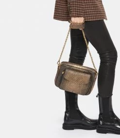 CLARIS VIROT Sac Big Charly Lézard Doré Vieilli 10 CLARIS VIROT Sac Big Charly Lézard Doré Vieilli -jerome dreyfuss shop unnamed file 1764