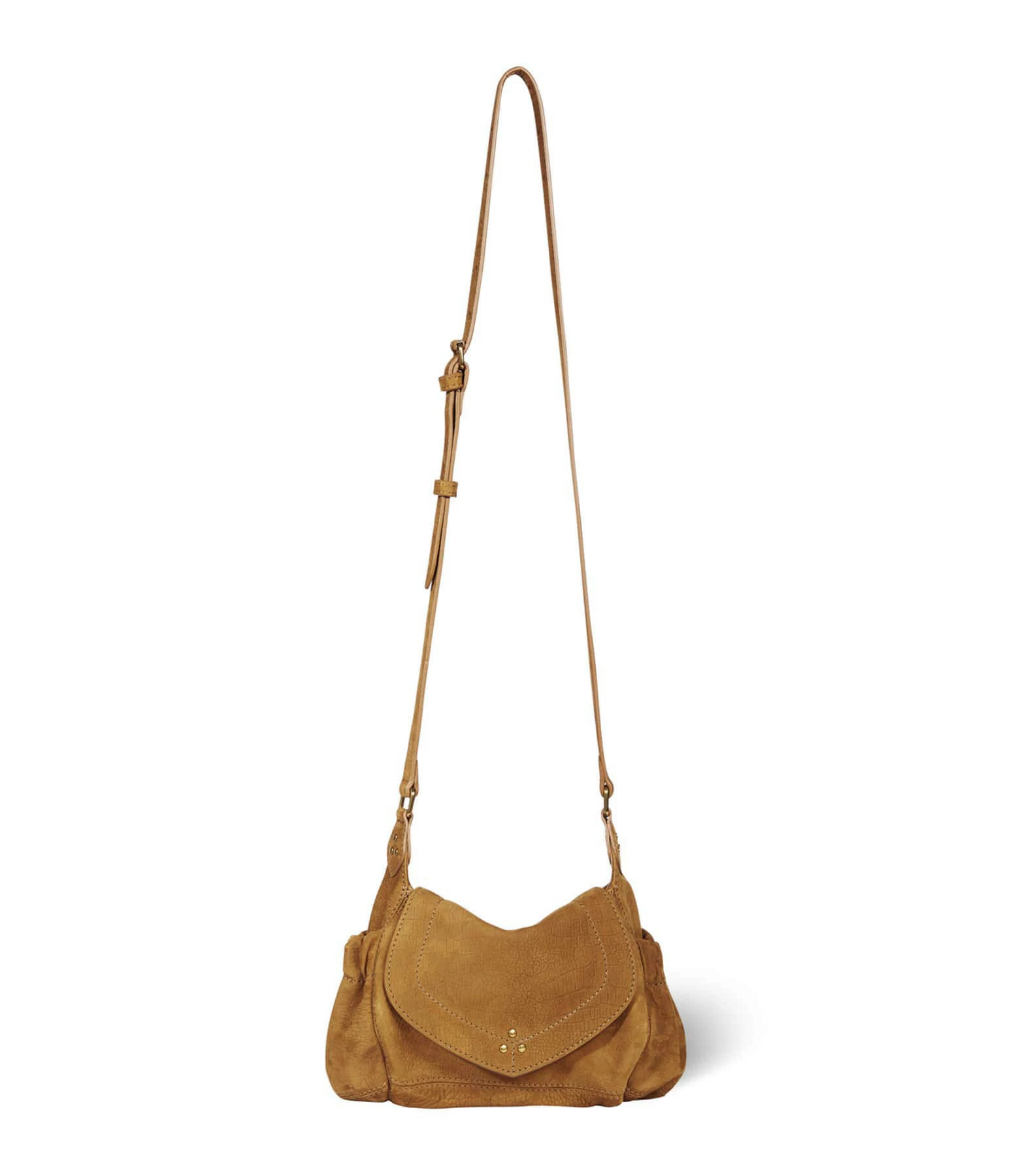 JEROME DREYFUSS Sac Helmut S Cuir Suédé Croco Lion 4 JEROME DREYFUSS Sac Helmut S Cuir Suédé Croco Lion – Image 2