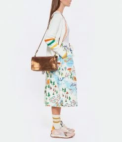 JEROME DREYFUSS Sac Bobi L Cuir Lamé Bronze -jerome dreyfuss shop unnamed file 1791