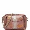 CLARIS VIROT Sac Charly Python Cuivre