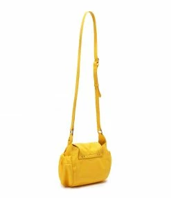 JEROME DREYFUSS Sac Helmut S Cuir Bubble Jaune Tournesol -jerome dreyfuss shop unnamed file 1817