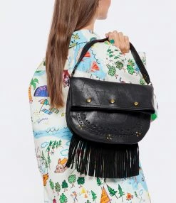 JEROME DREYFUSS Sac Jerry M Cuir Grainé Noir -jerome dreyfuss shop unnamed file 1865