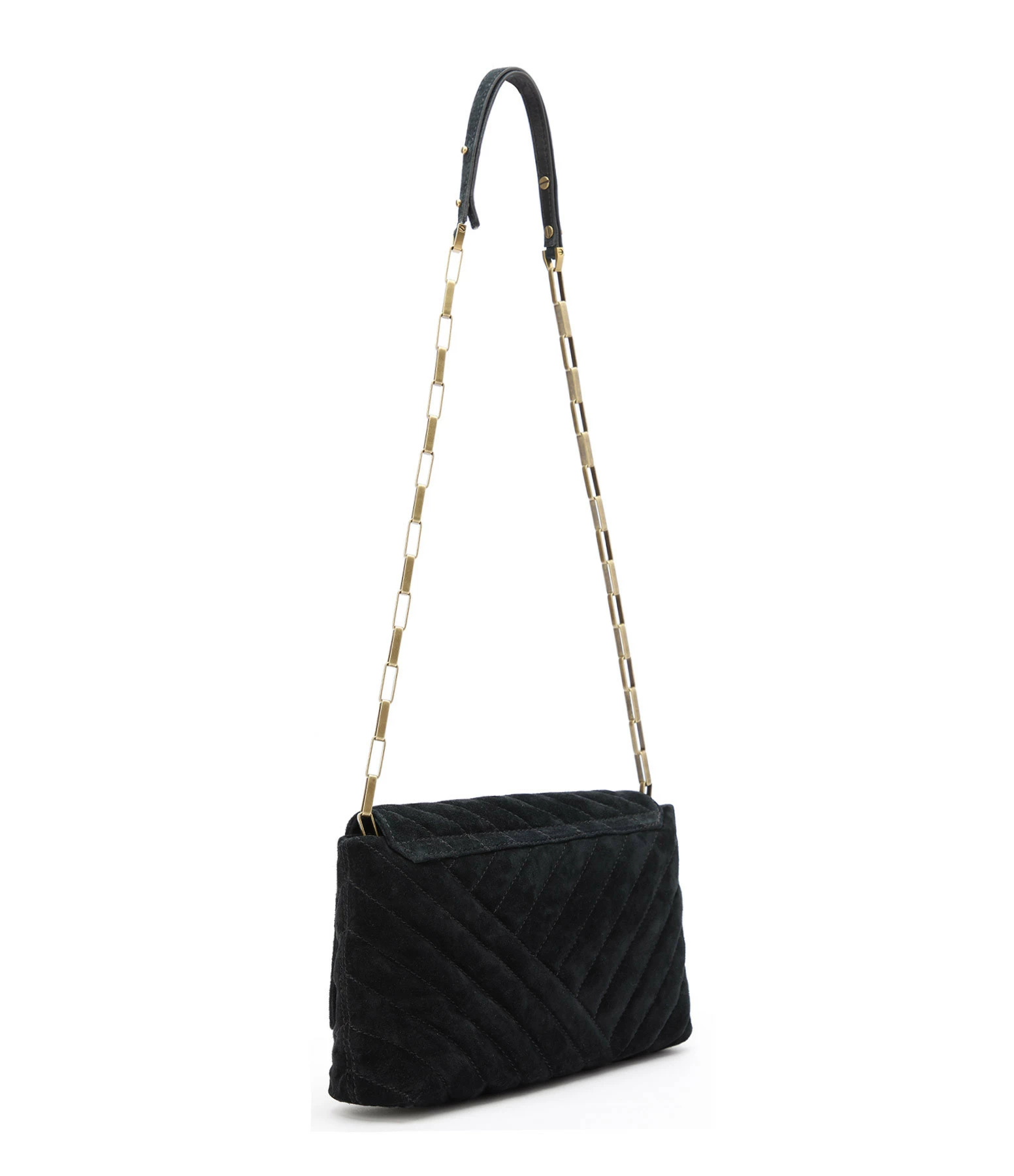 ISABEL MARANT Sac Merine Bandoulière Cuir Suédé Noir 5 ISABEL MARANT Sac Merine Bandoulière Cuir Suédé Noir – Image 3