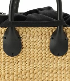 MUUN Panier Charles Naturel Noir -jerome dreyfuss shop unnamed file 187