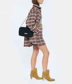 ISABEL MARANT Sac Merine Bandoulière Cuir Suédé Noir 13 ISABEL MARANT Sac Merine Bandoulière Cuir Suédé Noir -jerome dreyfuss shop unnamed file 1872