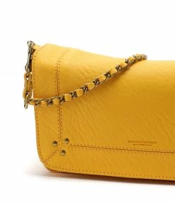 JEROME DREYFUSS Sac Bobi S Cuir Bubble Jaune Tournesol -jerome dreyfuss shop unnamed file 1888