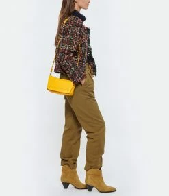 JEROME DREYFUSS Sac Bobi S Cuir Bubble Jaune Tournesol -jerome dreyfuss shop unnamed file 1890