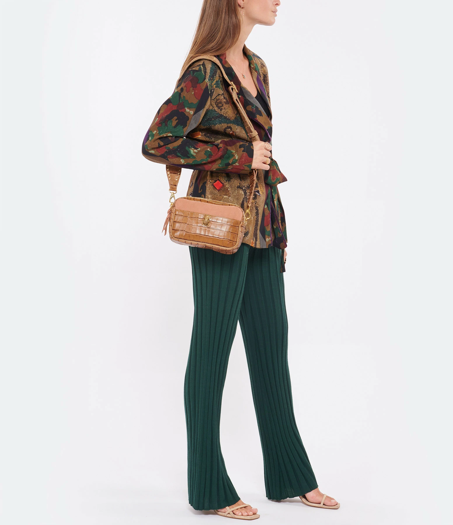 CLARIS VIROT Sac Lily Cuir Tabac 7 CLARIS VIROT Sac Lily Cuir Tabac – Image 5