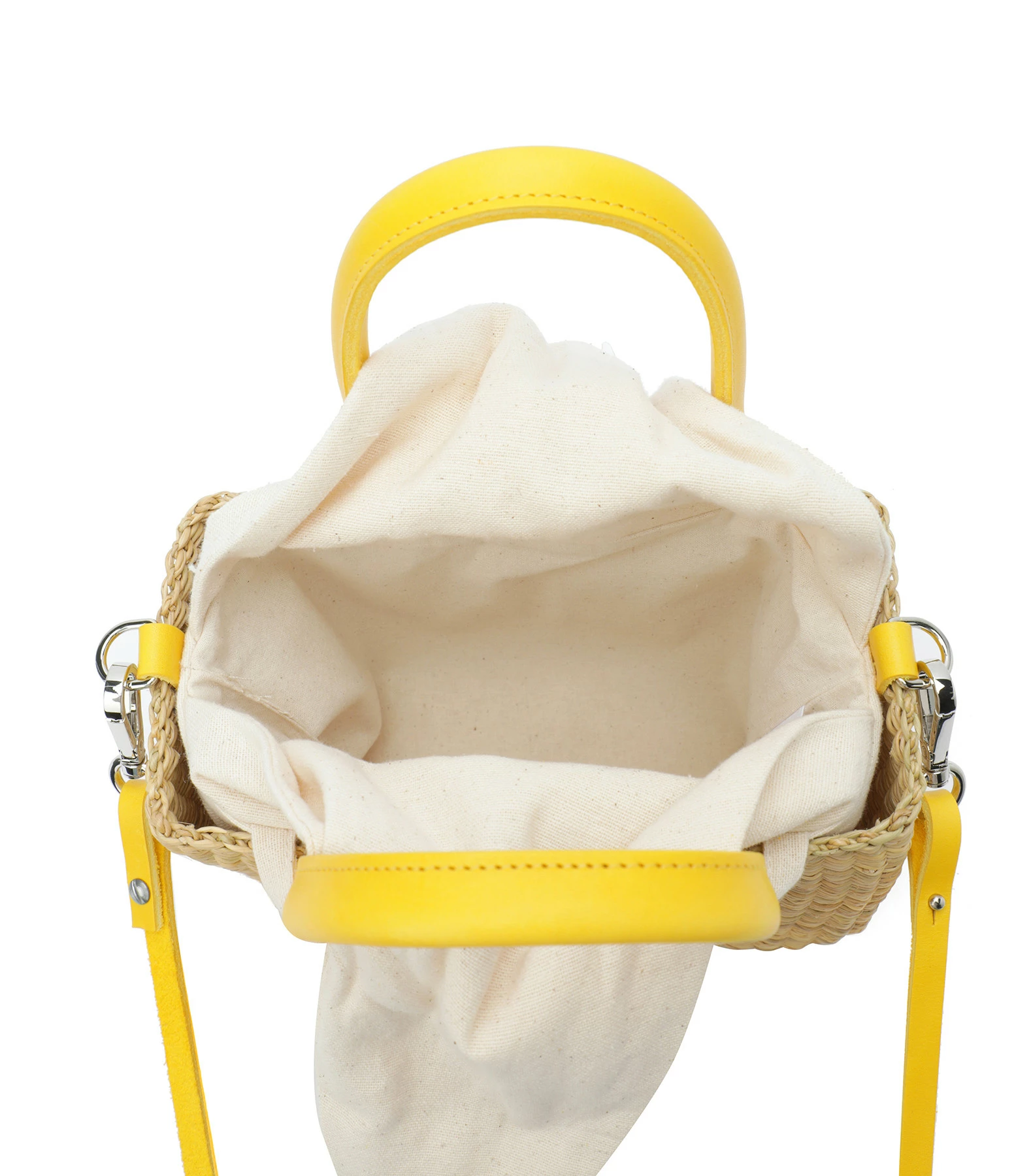 MUUN Panier Charles Naturel Jaune 5 MUUN Panier Charles Naturel Jaune – Image 3