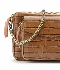 CLARIS VIROT Sac Big Charly Cuir Tabac -jerome dreyfuss shop unnamed file 1904