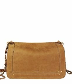 JEROME DREYFUSS Sac Bobi L Cuir Suédé Croco Lion