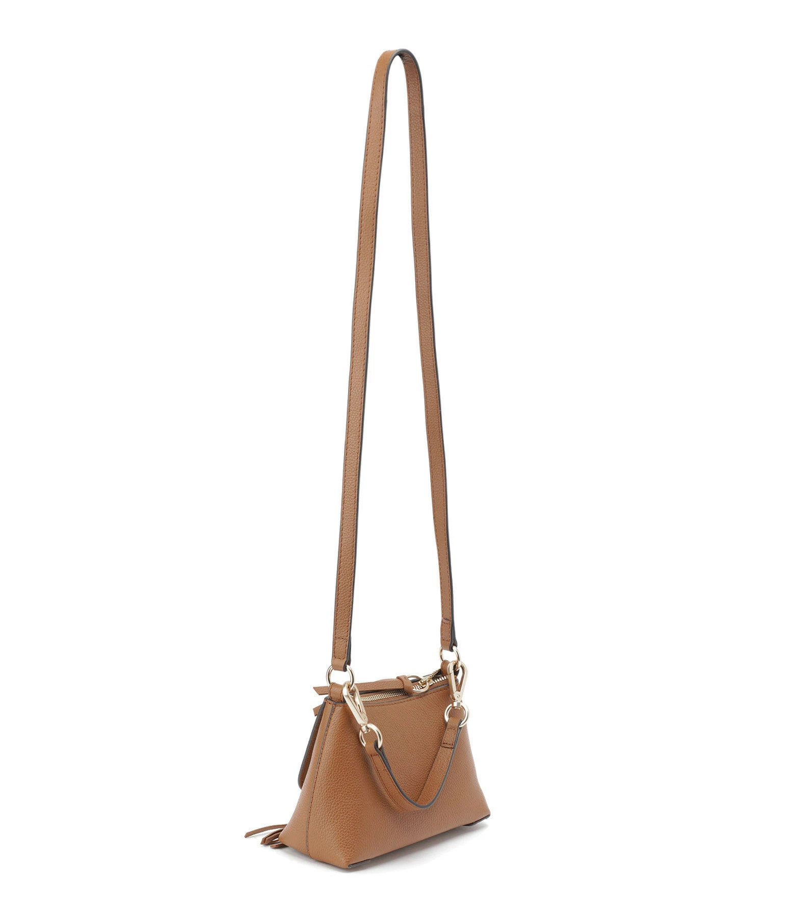 SEE BY CHLOE Sac Joan Mini Double Cuir Caramel 4 SEE BY CHLOE Sac Joan Mini Double Cuir Caramel â Image 2