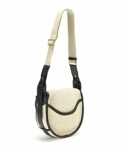 ISABEL MARANT Sac Botsy Raphia Naturel Noir -jerome dreyfuss shop unnamed file 1927