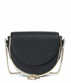 SEE BY CHLOE Sac Mara Cuir Lisse Noir