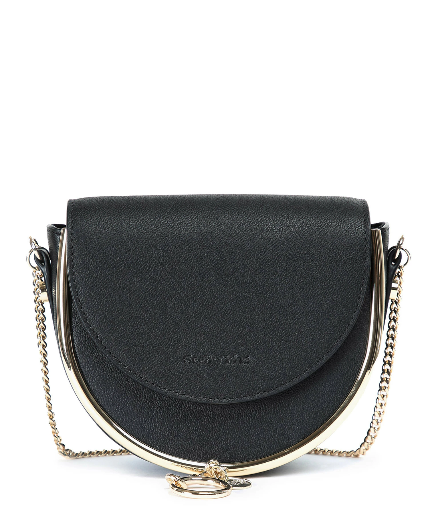 SEE BY CHLOE Sac Mara Cuir Lisse Noir 3 SEE BY CHLOE Sac Mara Cuir Lisse Noir