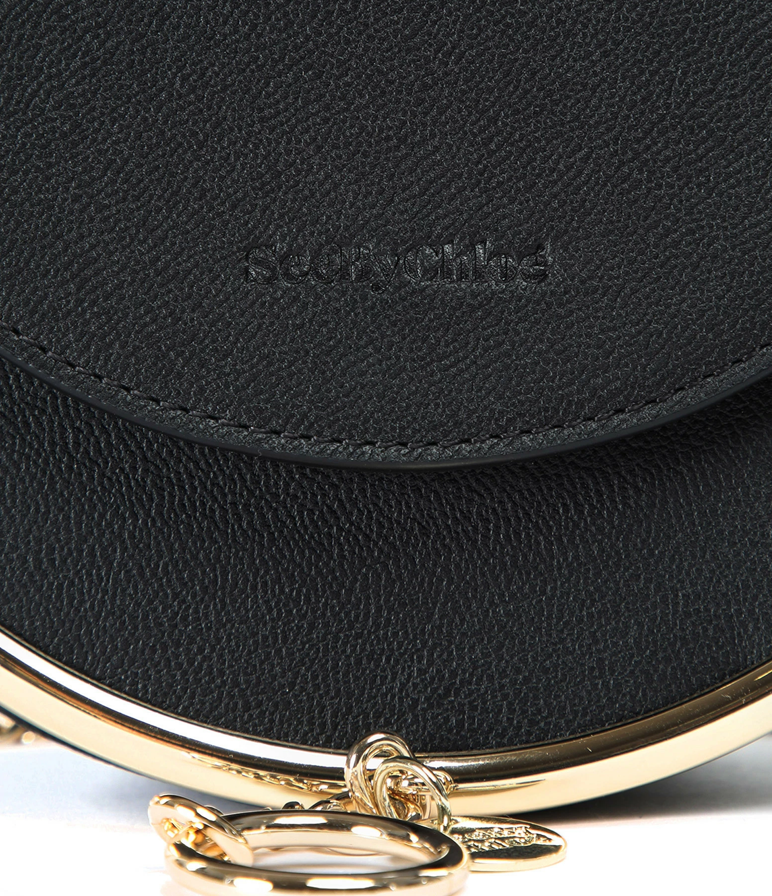 SEE BY CHLOE Sac Mara Cuir Lisse Noir 7 SEE BY CHLOE Sac Mara Cuir Lisse Noir – Image 5