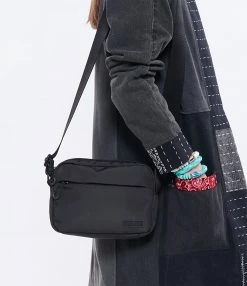 GANNI Sac Tissu Recyclé Noir -jerome dreyfuss shop unnamed file 1964