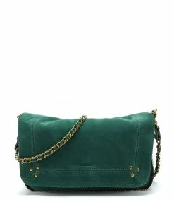 JEROME DREYFUSS Sac Bobi S Cuir Suédé Jade