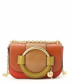 SEE BY CHLOE Sac Chaîne Hana Cuir Lisse Burnt Henna