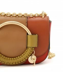 SEE BY CHLOE Sac Chaîne Hana Cuir Lisse Burnt Henna -jerome dreyfuss shop unnamed file 2035
