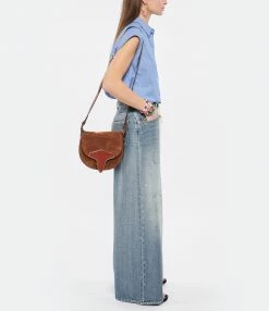 ISABEL MARANT Sac Botsy Cuir Suédé Cognac -jerome dreyfuss shop unnamed file 2049