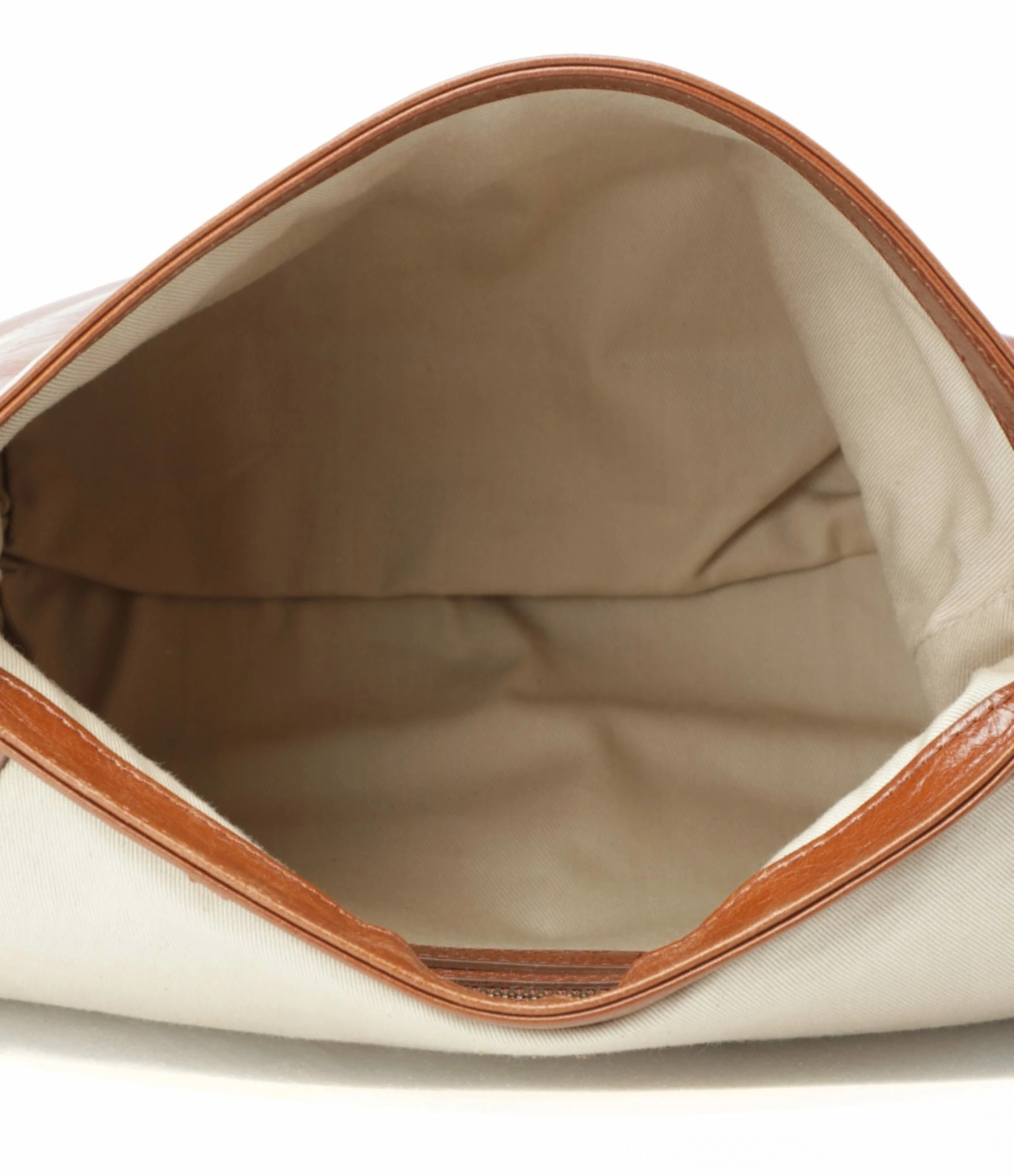 VANESSA BRUNO Sac Crossbody Cuir Craquelé Havane 6 VANESSA BRUNO Sac Crossbody Cuir Craquelé Havane – Image 4