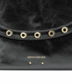 VANESSA BRUNO Sac Crossbody Cuir Craquelé Noir 10 VANESSA BRUNO Sac Crossbody Cuir Craquelé Noir -jerome dreyfuss shop unnamed file 2068