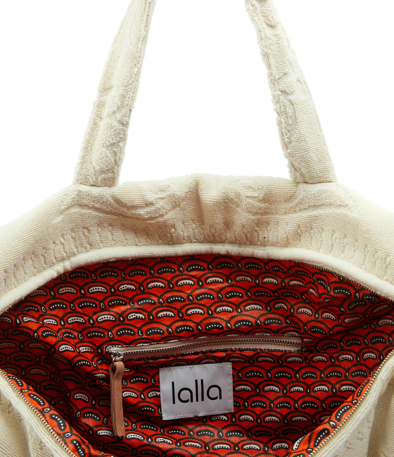 LALLA Sac De Plage Socco Éponge Milk 5 LALLA Sac De Plage Socco Éponge Milk – Image 3